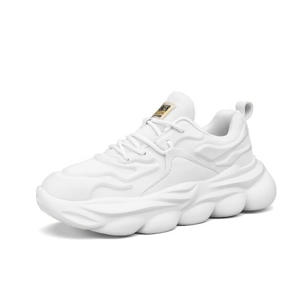 Fashion  Sport Shoes Casual Sneakers Breathable Lightweight White Running Walking Style Shoes-zq593