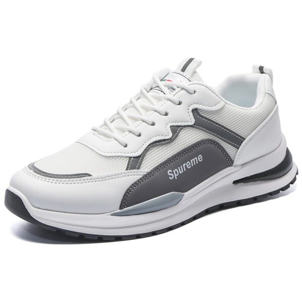 Breathable Casual Sport Mens Black Shoe Plus Size Show Height increasing Sneakers-dc2205