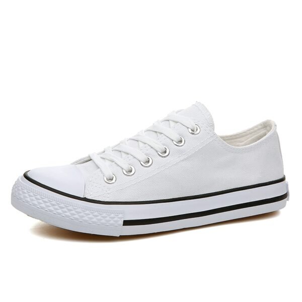 Unisex Canvas Shoes,Low Top Lace Up Fashion Casual Sneakers Casual Tennis Shoes Classic Walking Shoes-6620