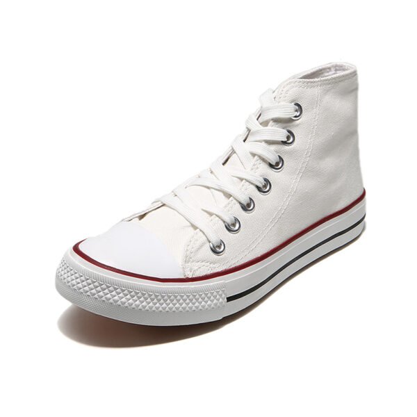 Canvas Sneakers High Lace Up Casual Walking Shoes-6638